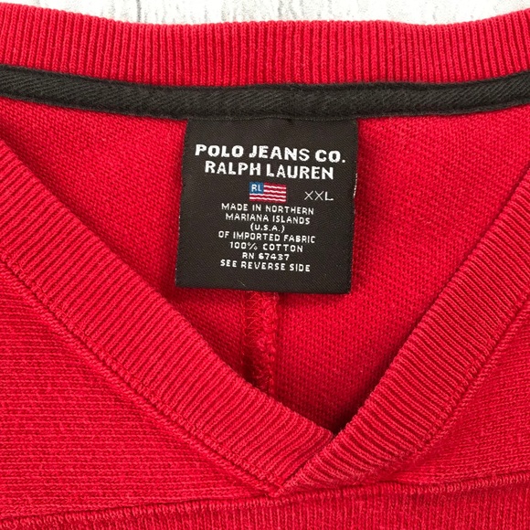 🌟SOLD🌟 1990’s Polo Jeans Co Longsleeve Shirt - Picture 4 of 5